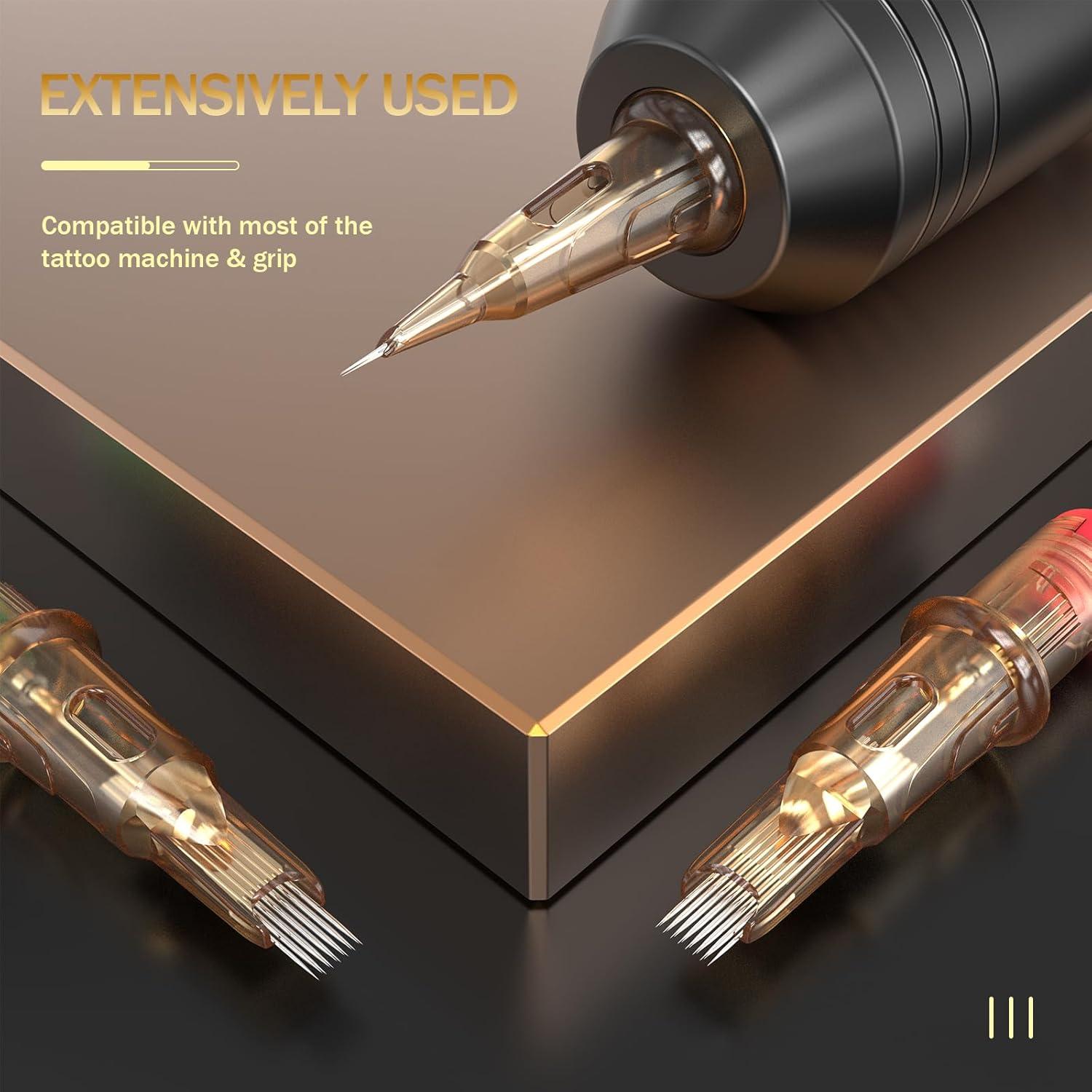 Agujas de Cartucho de Tatuaje EZTAT2 Mezcladas 50Pcs #10