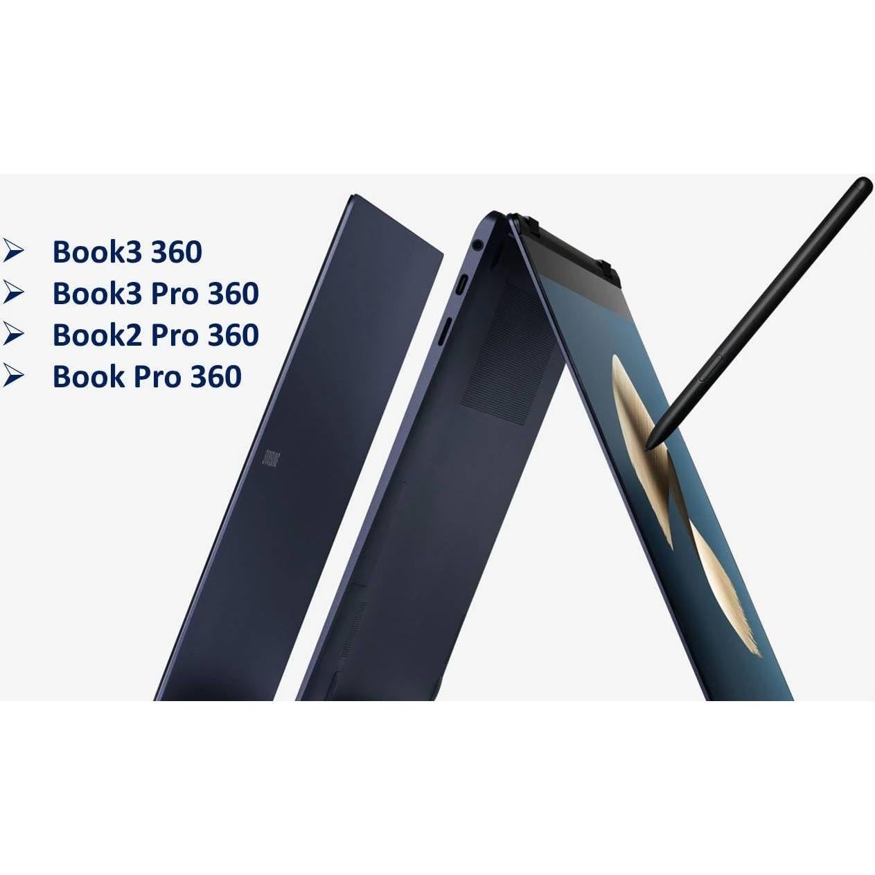 S Pen Reemplazo F-TECH para Galaxy Book Pro 360 Negro