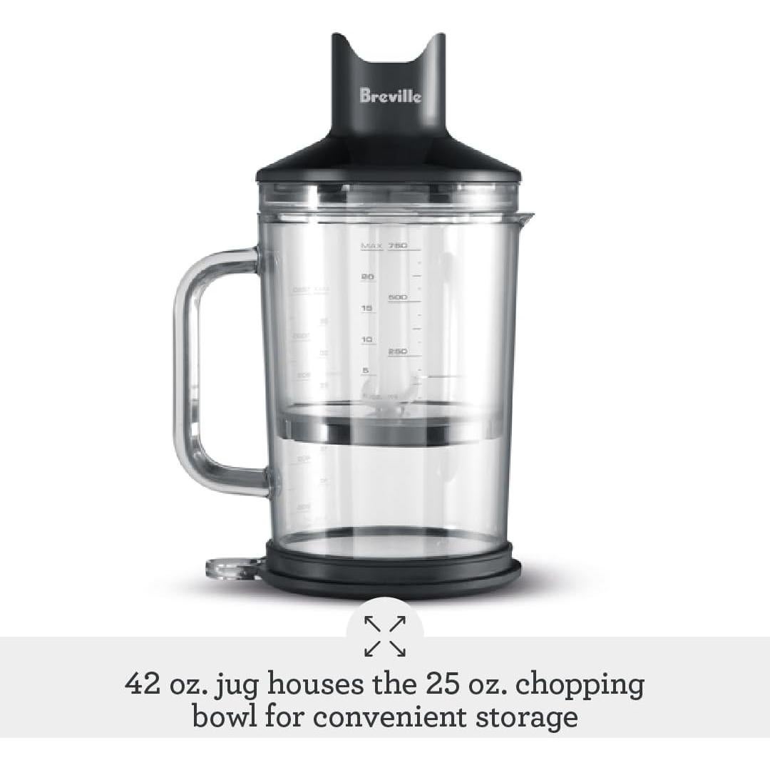 Batidora de Inmersión Breville Control Grip 1,24L Acero Inoxidable