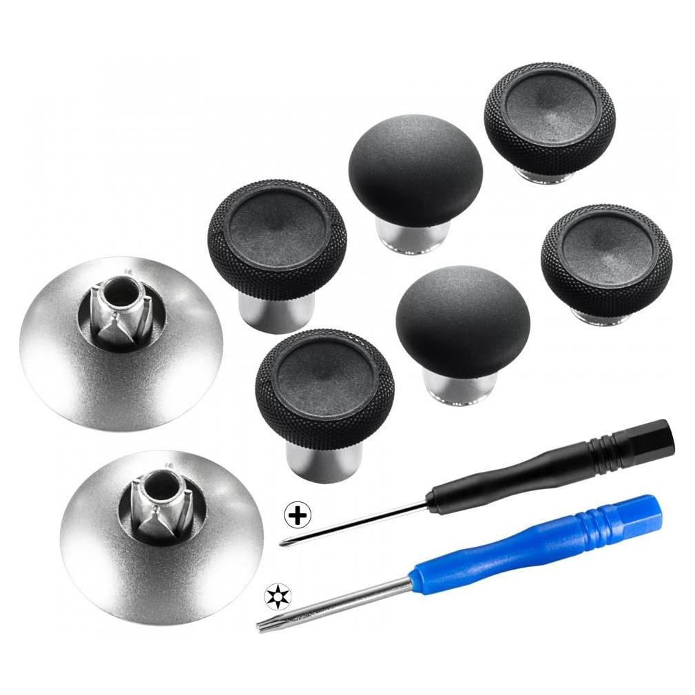 eXtremeRate Palancas Magnéticas Metal para Xbox y PS4 - Negro