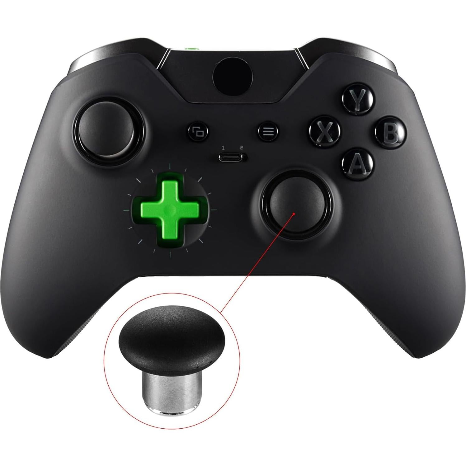 eXtremeRate Palancas Magnéticas Metal para Xbox y PS4 - Negro