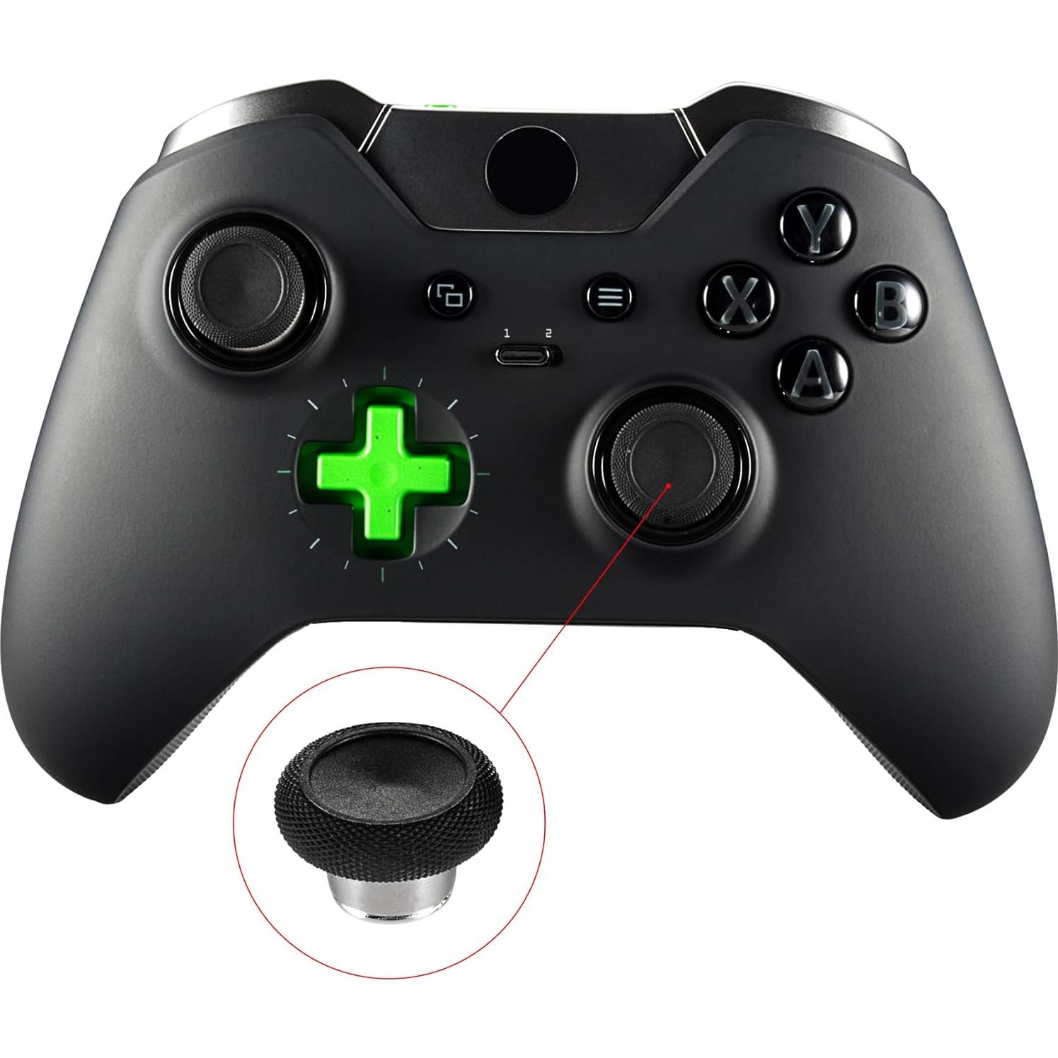 eXtremeRate Palancas Magnéticas Metal para Xbox y PS4 - Negro