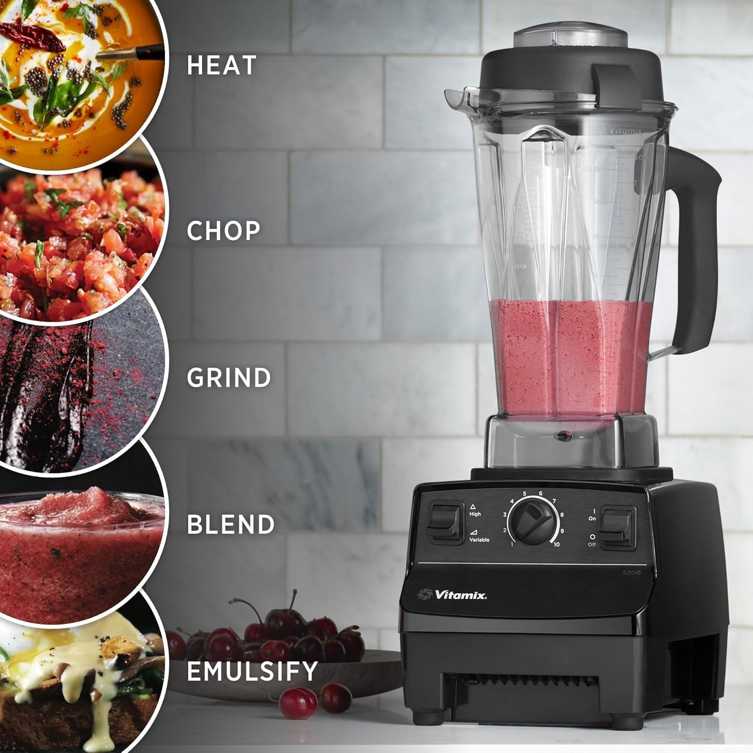 Licuadora Vitamix 5200 Profesional 64oz (1.89L) Negra