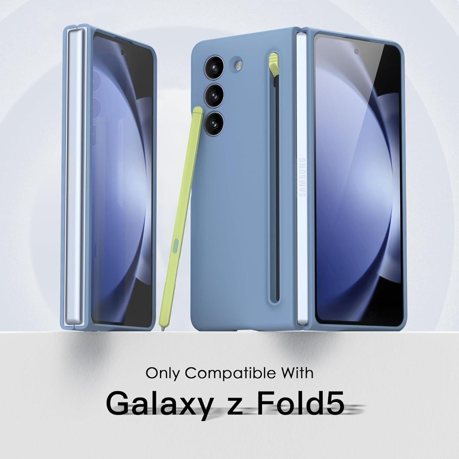 Funda AWINNER para Samsung Galaxy Z Fold5 con S Pen Azul