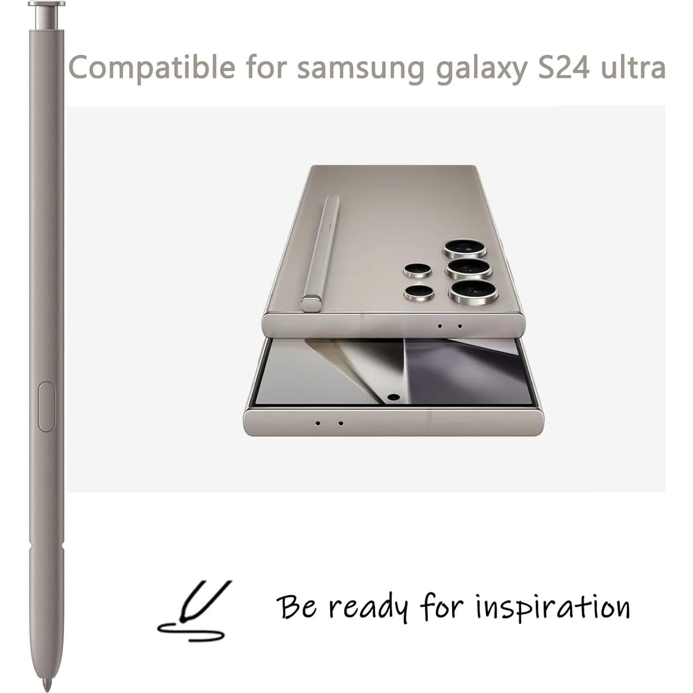 S Pen para Samsung Galaxy S24 Ultra, Gris Claro, 4096 Niveles