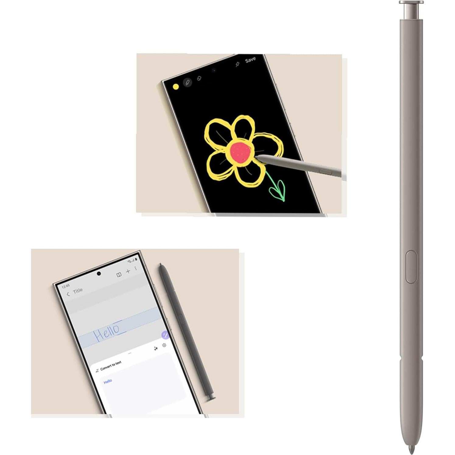 S Pen para Samsung Galaxy S24 Ultra, Gris Claro, 4096 Niveles