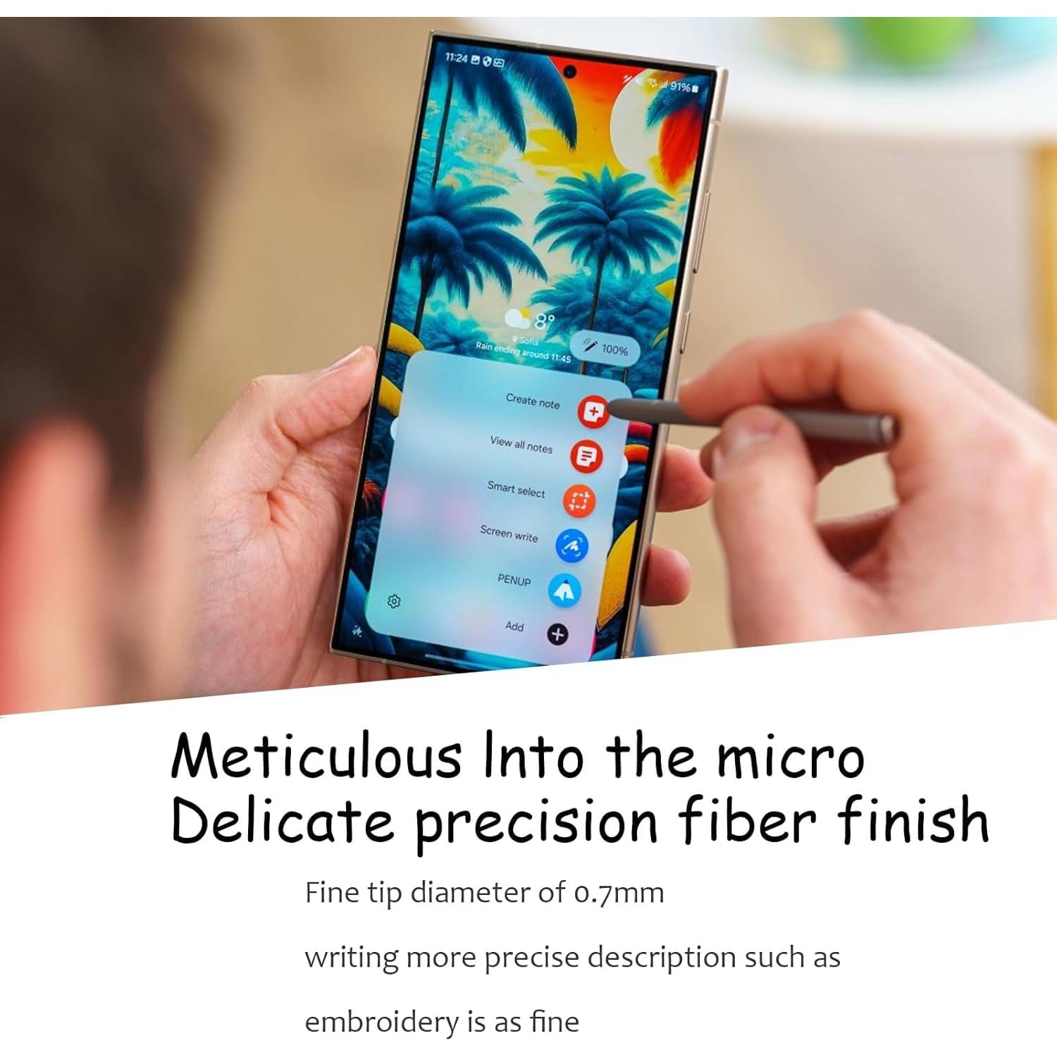 Paquete de 2 S Pen Galaxy S24 Ultra Oro Amarillo