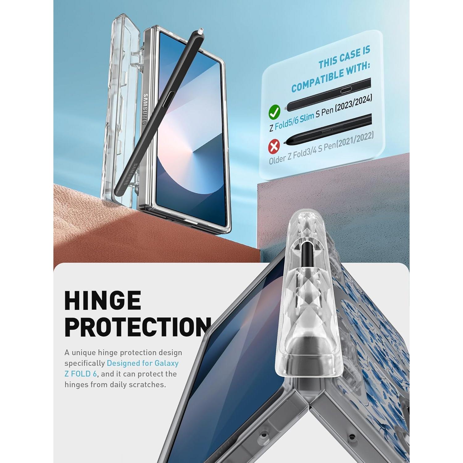 Funda i-Blason para Samsung Galaxy Z Fold 6 con Soporte S Pen