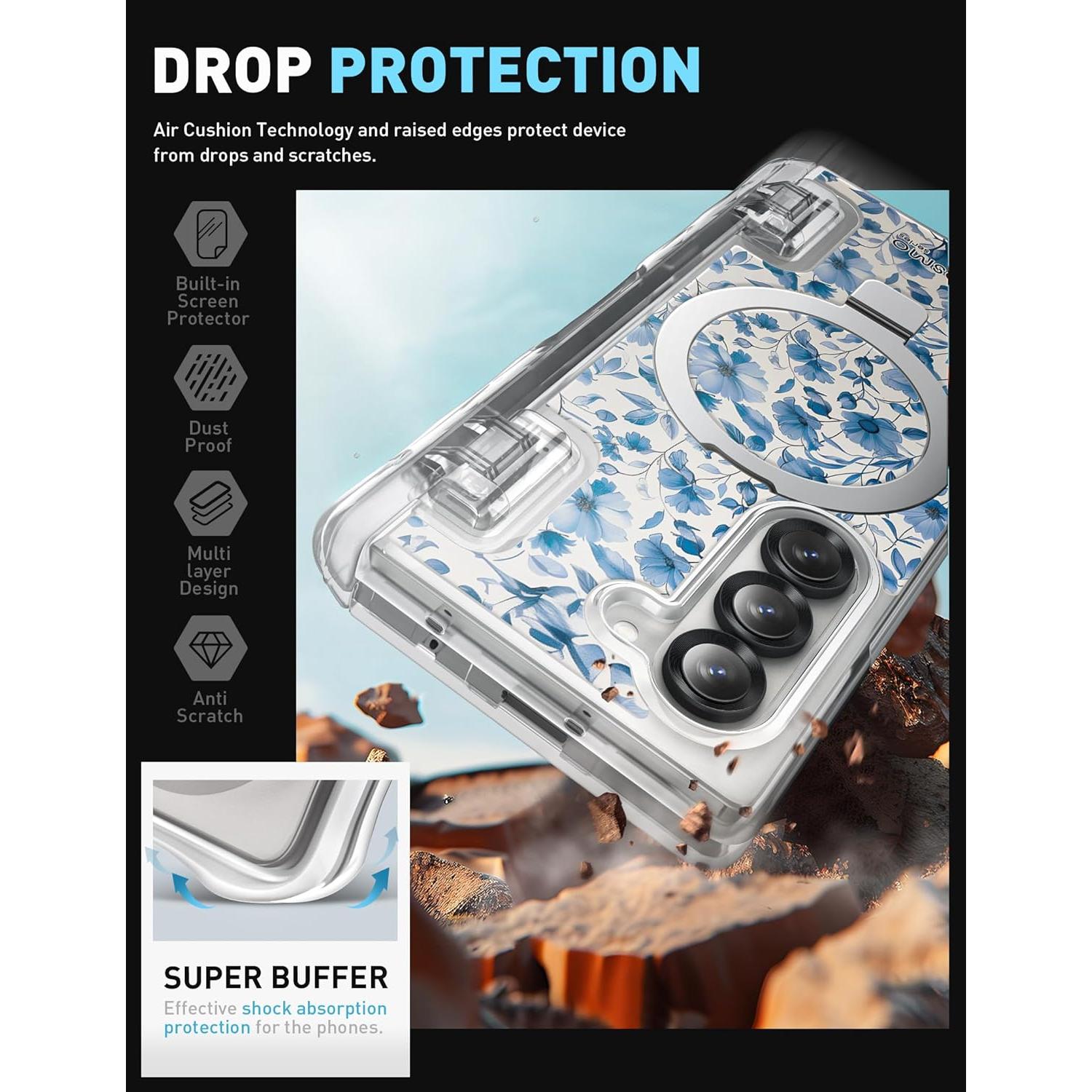 Funda i-Blason para Samsung Galaxy Z Fold 6 con Soporte S Pen