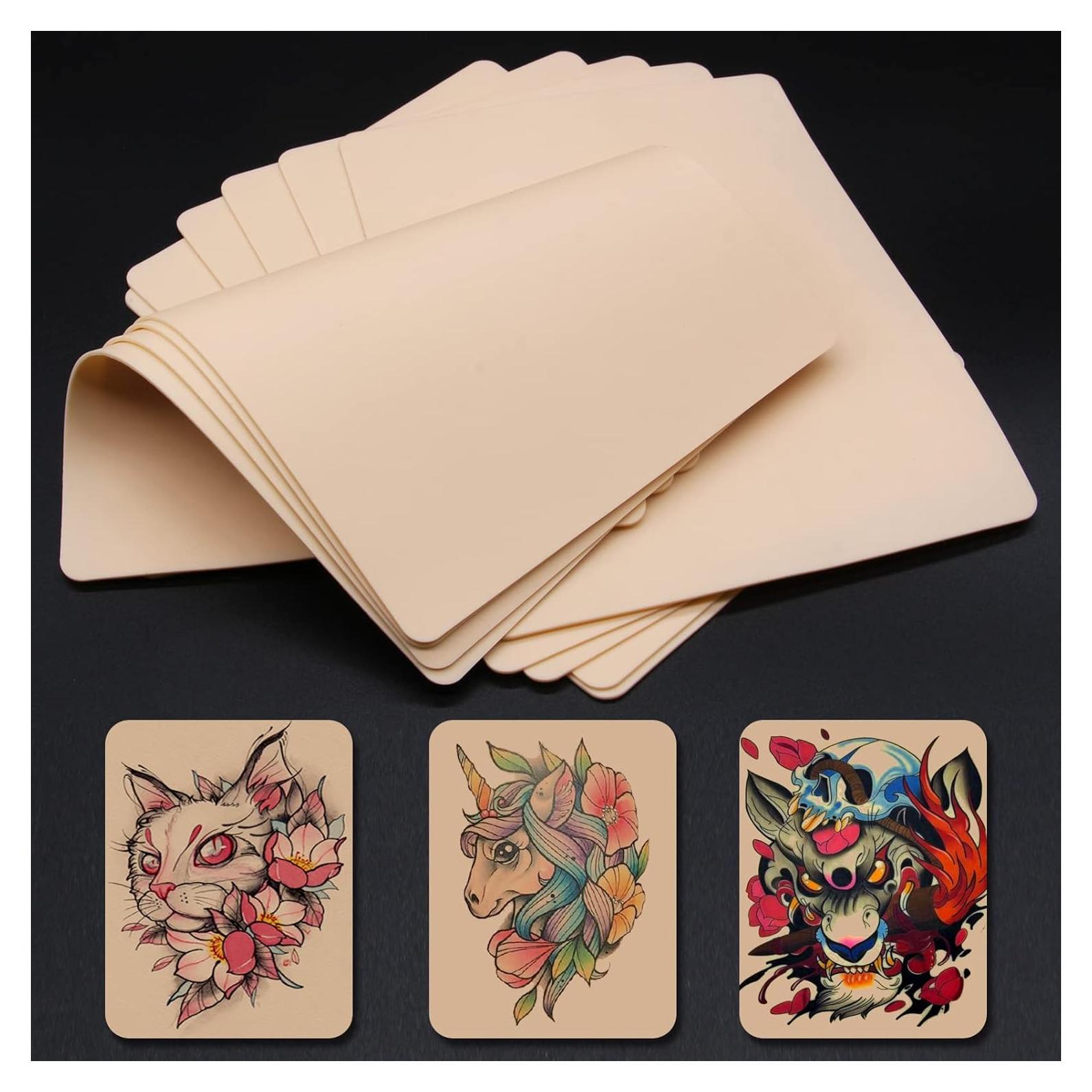 Piel de Práctica de Tatuaje Autdor 30Pcs Doble Cara 20.32x15.24cm