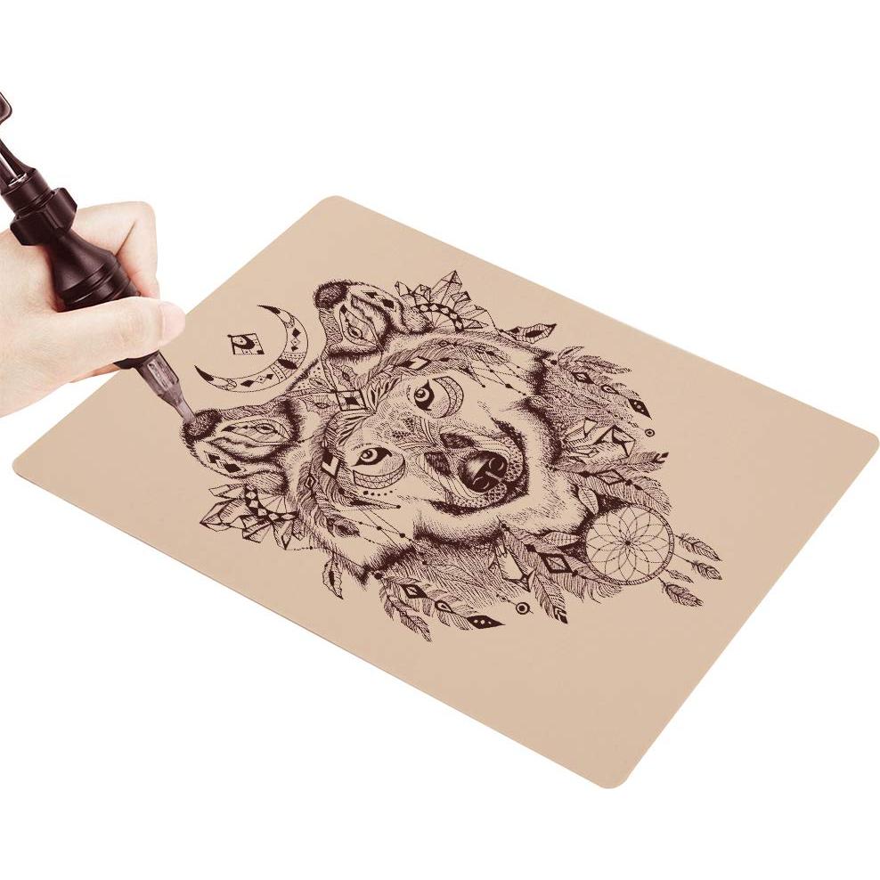 Piel de Práctica de Tatuaje Autdor 30Pcs Doble Cara 20.32x15.24cm