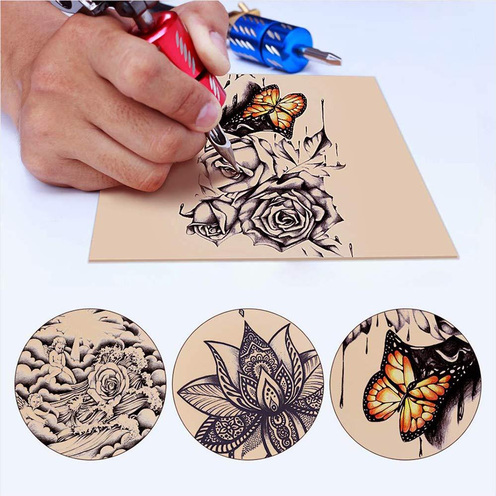 Piel de Práctica de Tatuaje Autdor 30Pcs Doble Cara 20.32x15.24cm