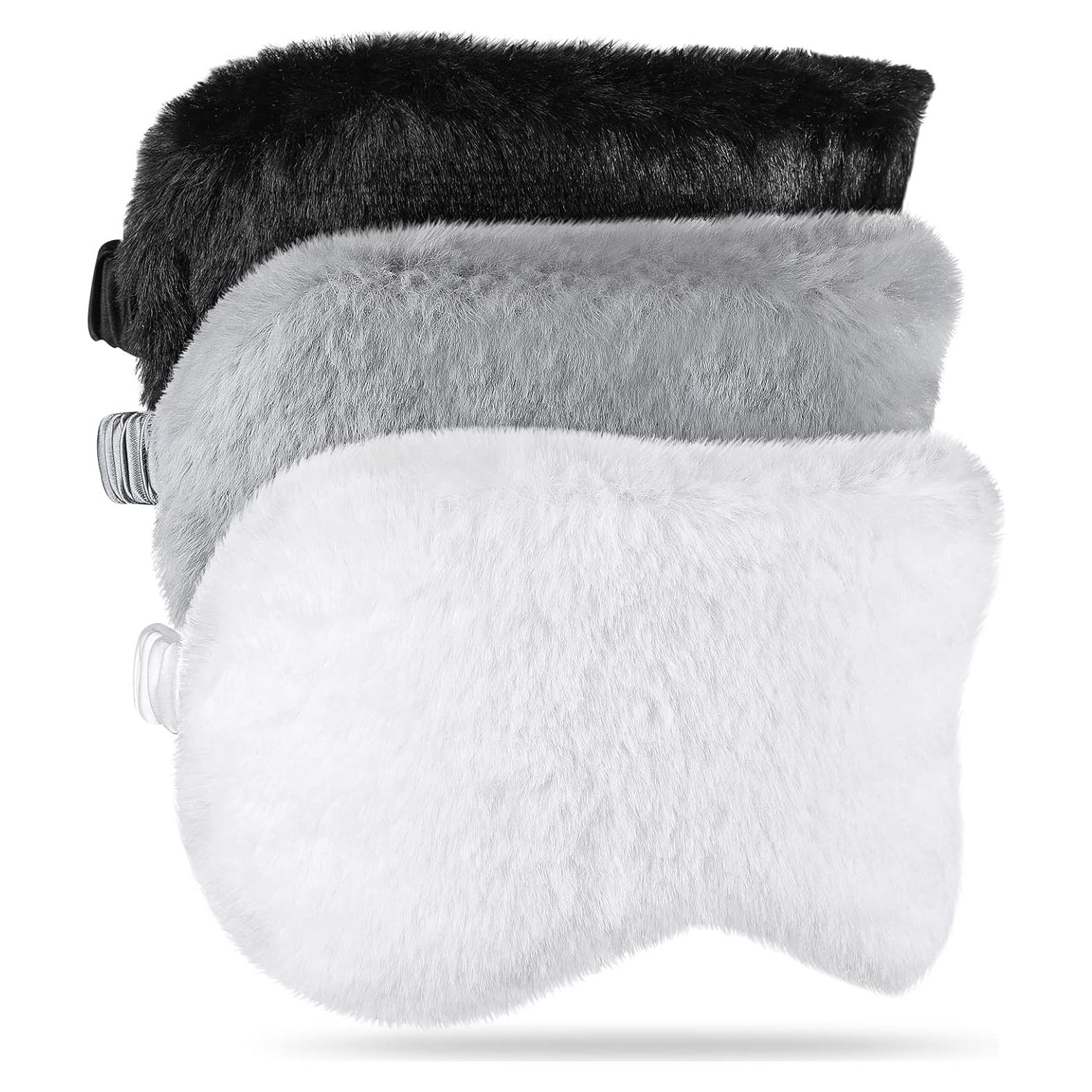 Máscaras de Ojos de Felpa 3 Pcs Yahenda - Suaves y Cómodas