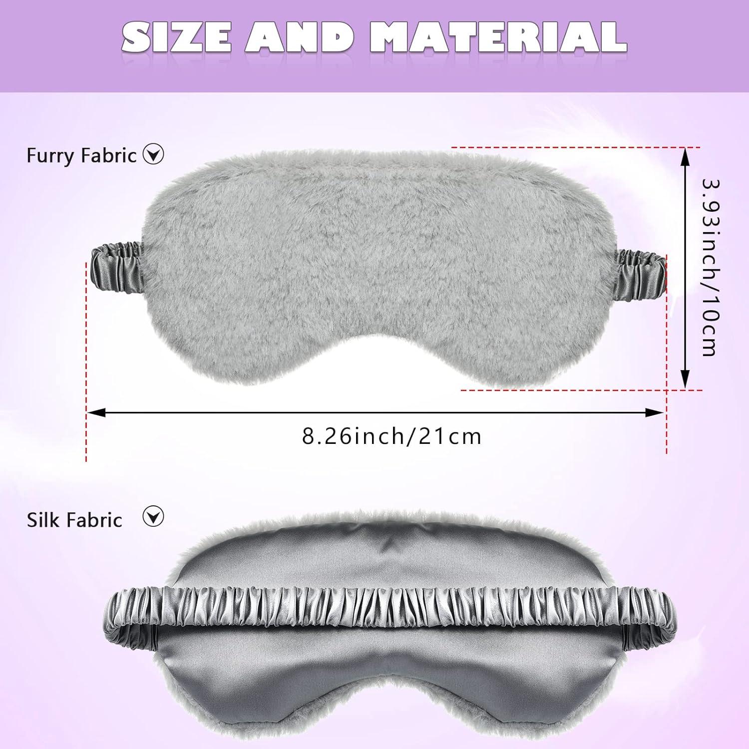 Máscaras de Ojos de Felpa 3 Pcs Yahenda - Suaves y Cómodas