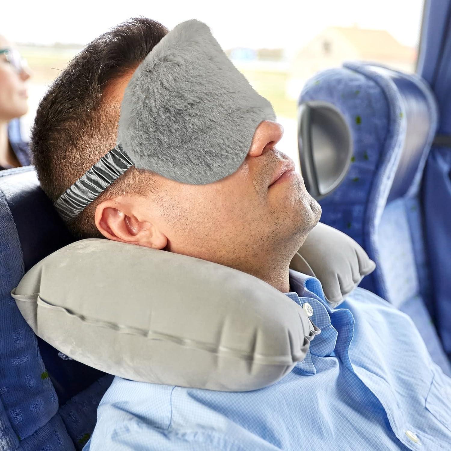 Máscaras de Ojos de Felpa 3 Pcs Yahenda - Suaves y Cómodas