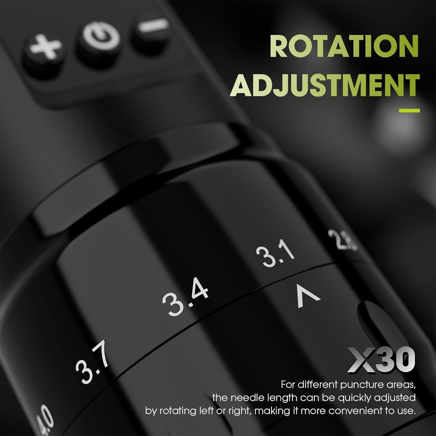 Kit de Máquina de Tatuaje Filter X30 con 20 Agujas y 8 Tintas