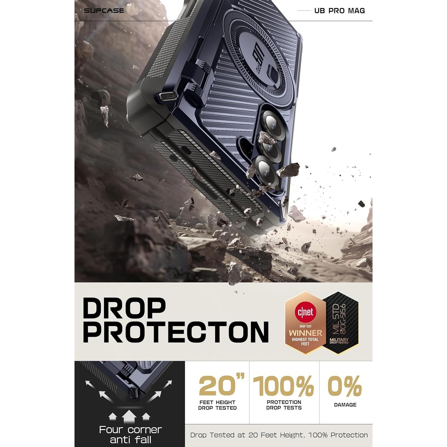 Funda SUPCASE para Samsung Galaxy Z Fold 6 con Soporte S Pen