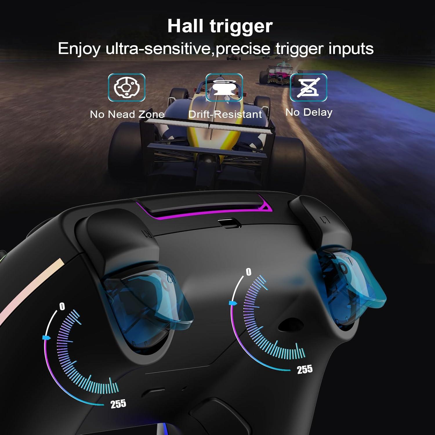 Controlador Inalámbrico Dezai para PS5/PC/Mac - RGB, 1500mAh