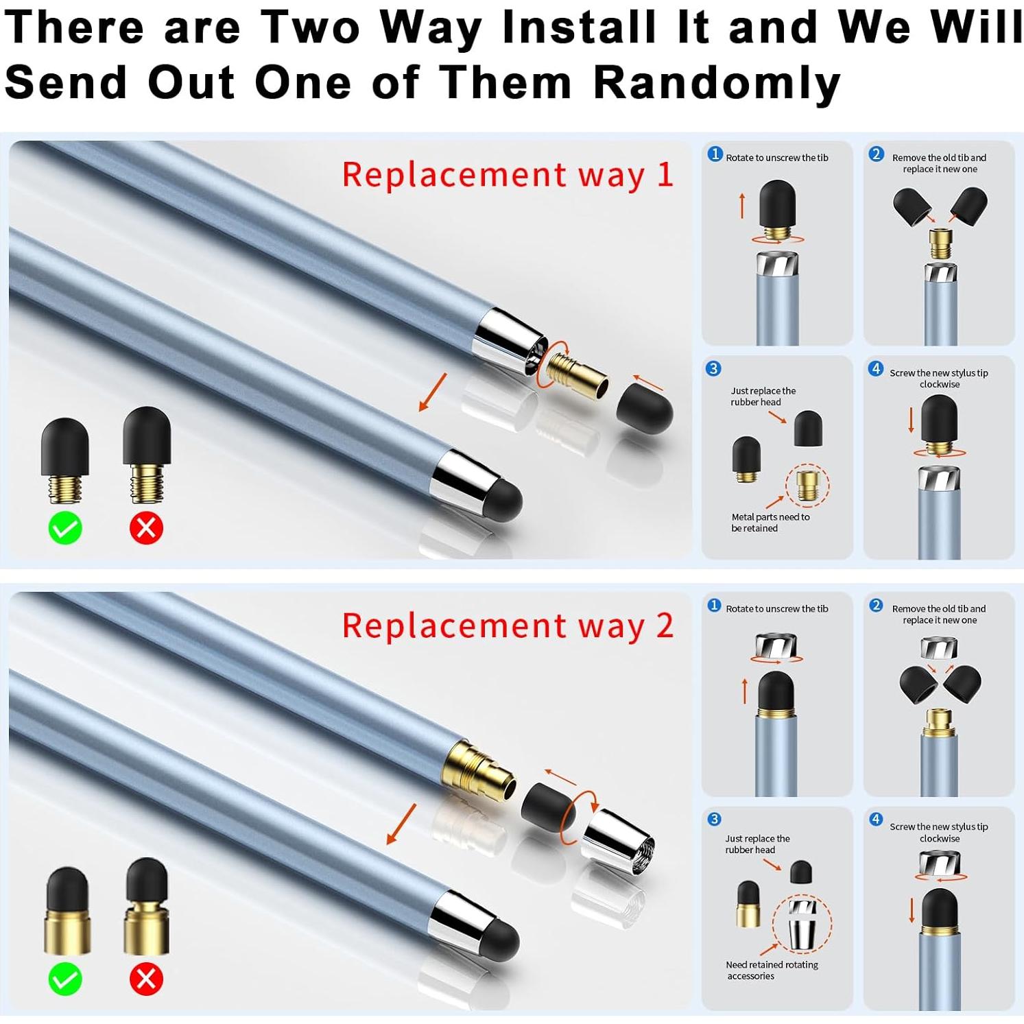 Bolígrafo Stylus DAXINGXING 10 PCS Alta Sensibilidad