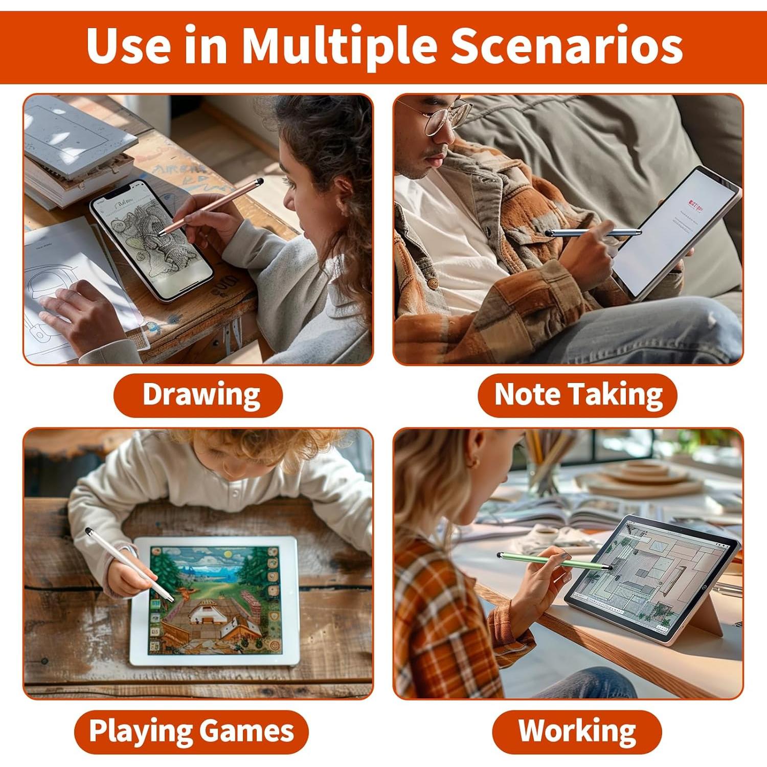 Bolígrafo Stylus DAXINGXING 10 PCS Alta Sensibilidad