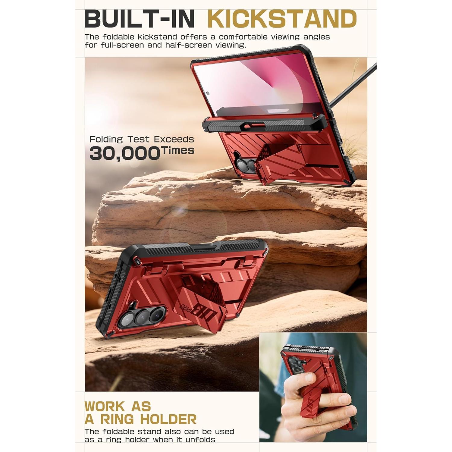 Funda SUPCASE para Samsung Galaxy Z Fold 6 con Soporte S Pen