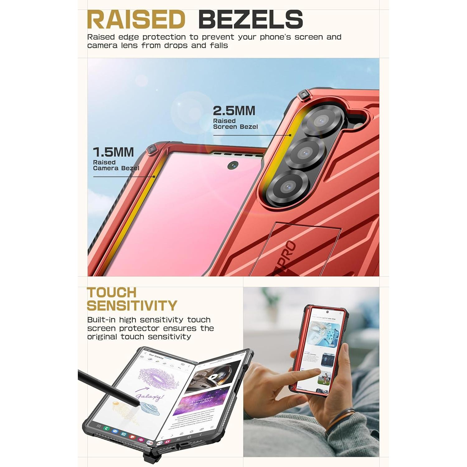 Funda SUPCASE para Samsung Galaxy Z Fold 6 con Soporte S Pen