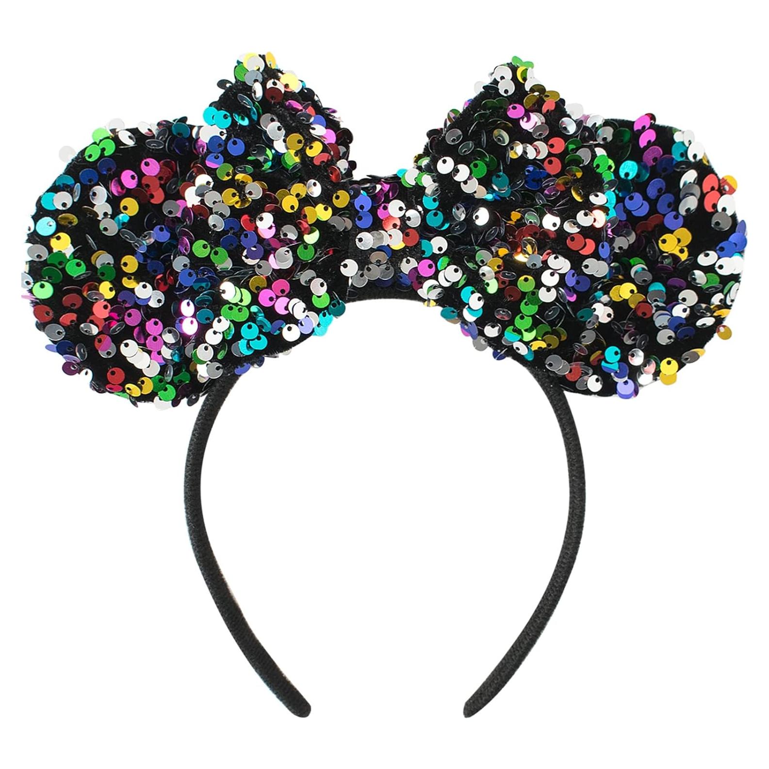 Diadema de Orejas de Ratón KARETT con Lentejuelas para Niñas