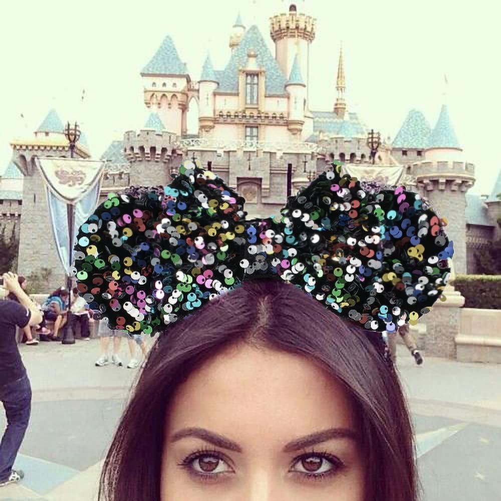 Diadema de Orejas de Ratón KARETT con Lentejuelas para Niñas