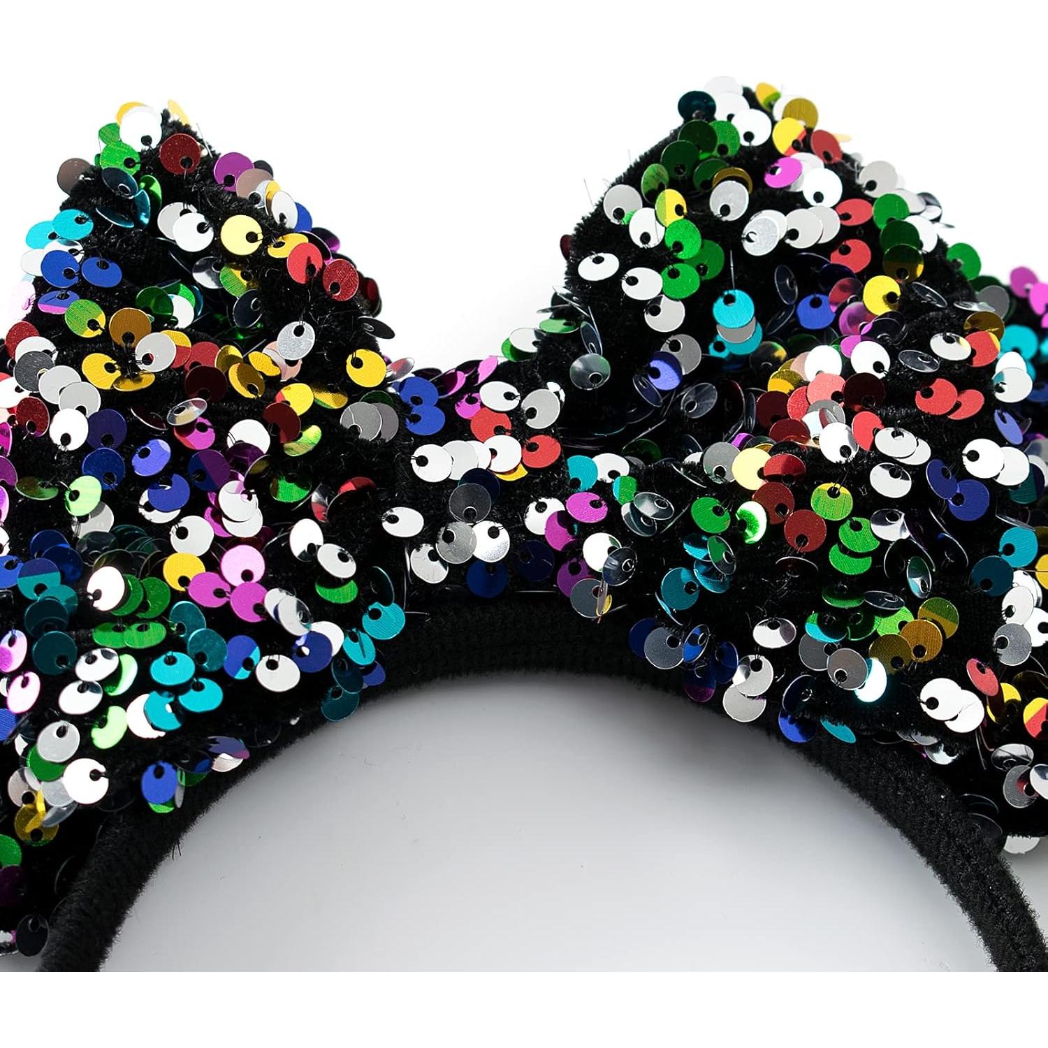 Diadema de Orejas de Ratón KARETT con Lentejuelas para Niñas