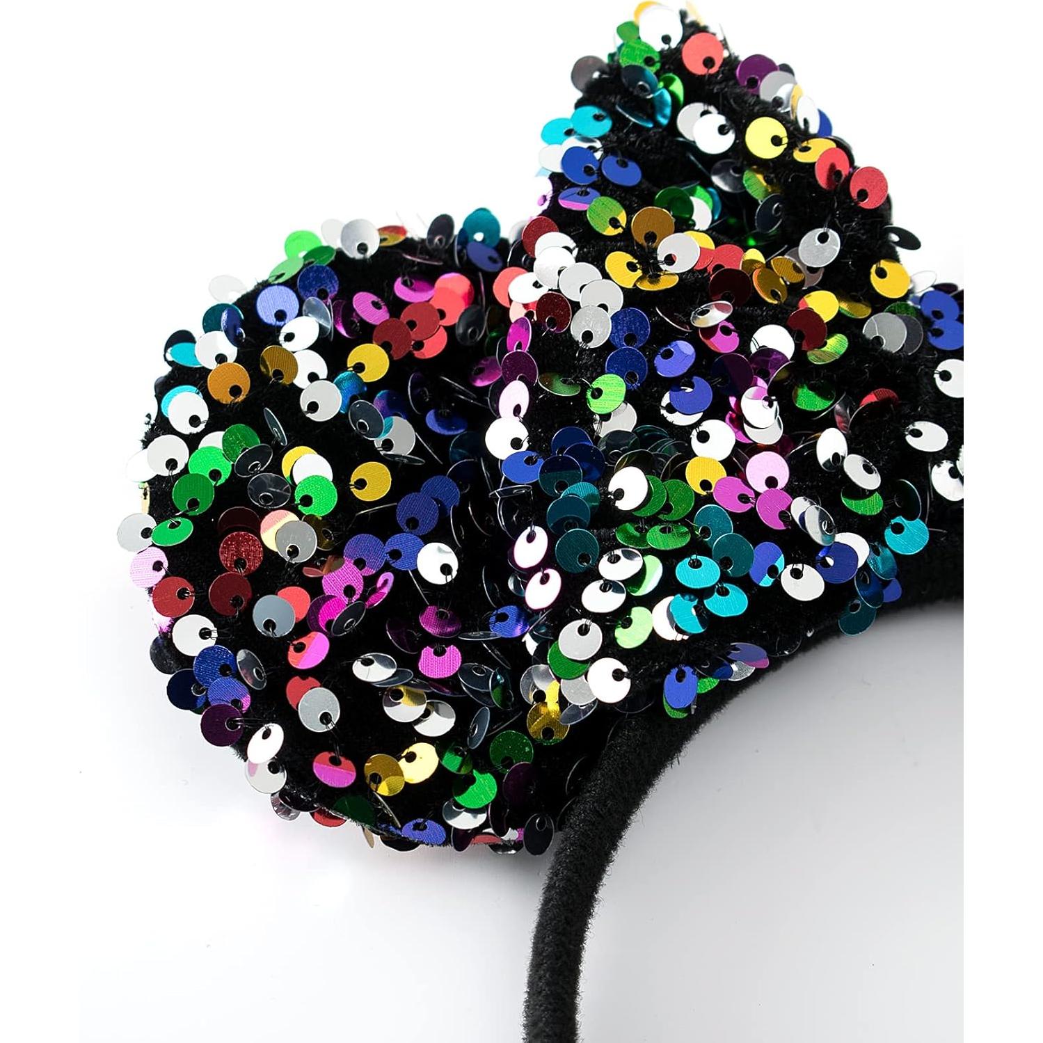 Diadema de Orejas de Ratón KARETT con Lentejuelas para Niñas