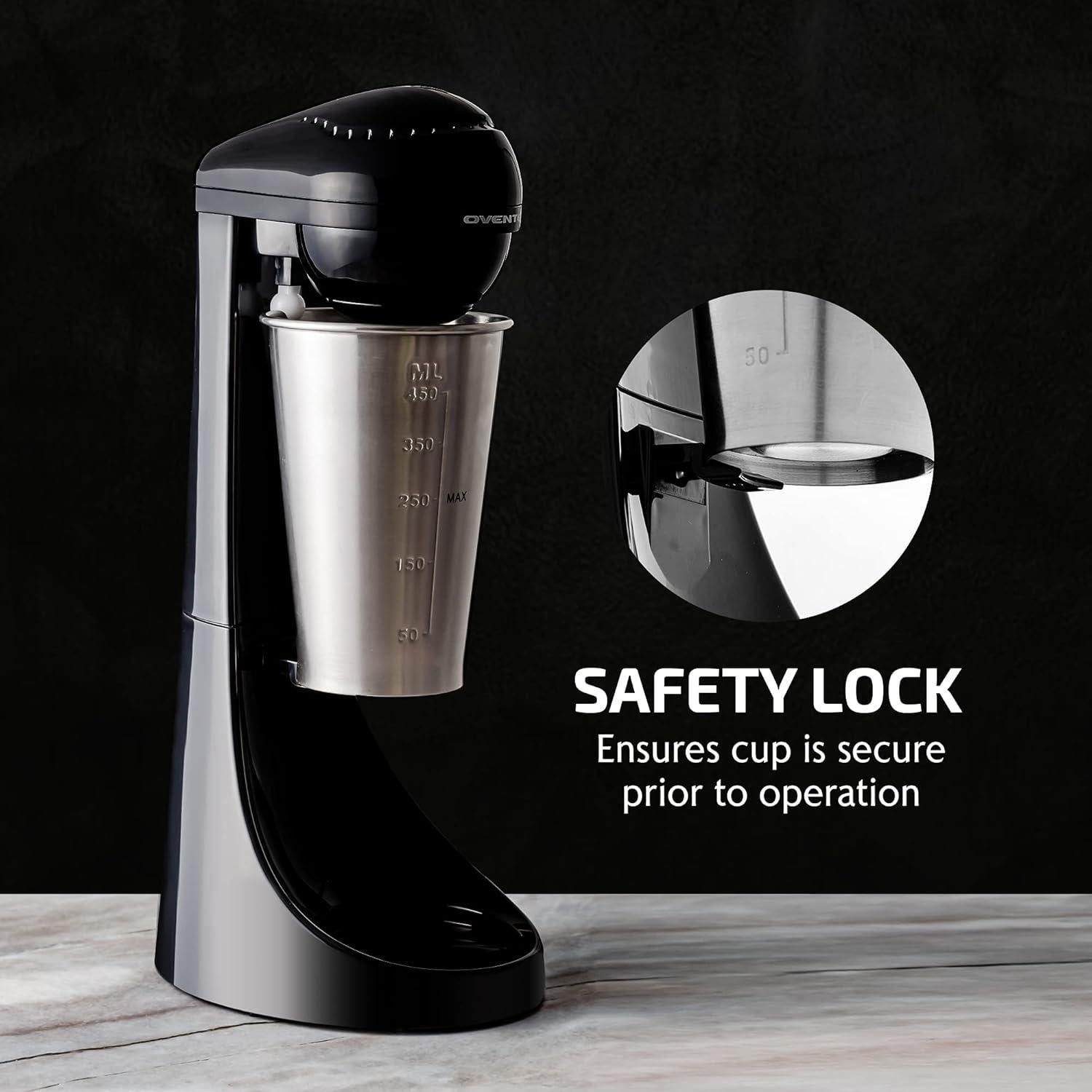 Máquina de Batidos OVENTE MS2070B 426.5 ml 2 Velocidades