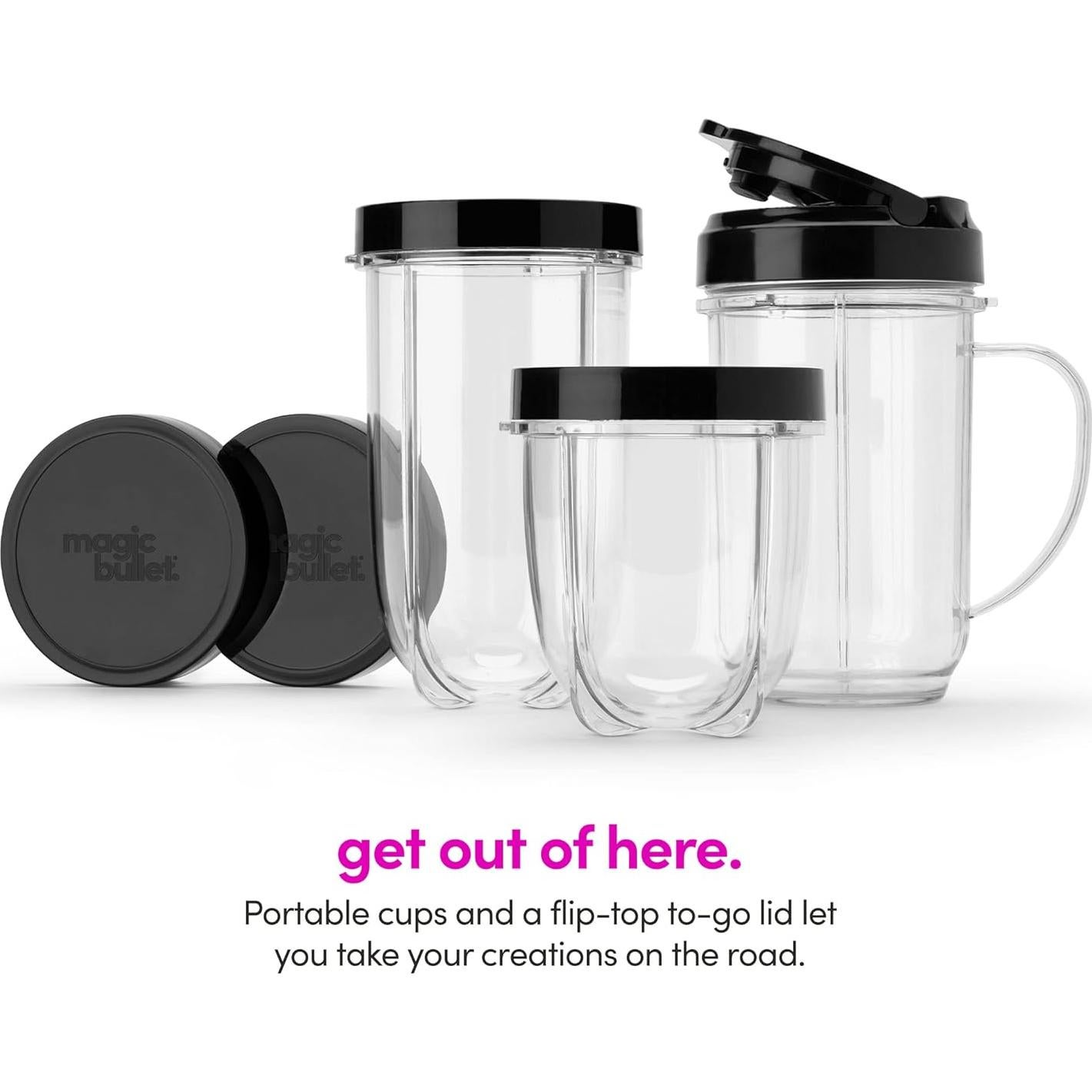 Mezclador Magic Bullet MBR-1101AK 11 Piezas Negro