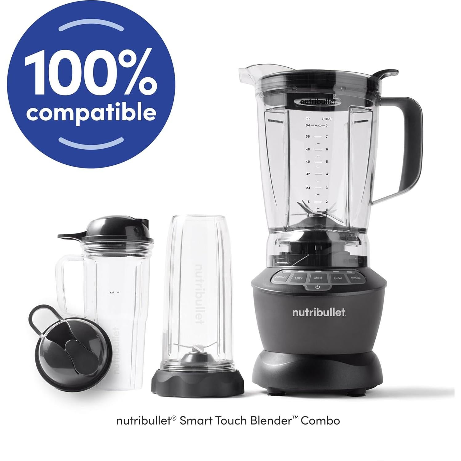 Licuadora Combo NutriBullet Cuchilla de Giro Fácil 0.23 kg