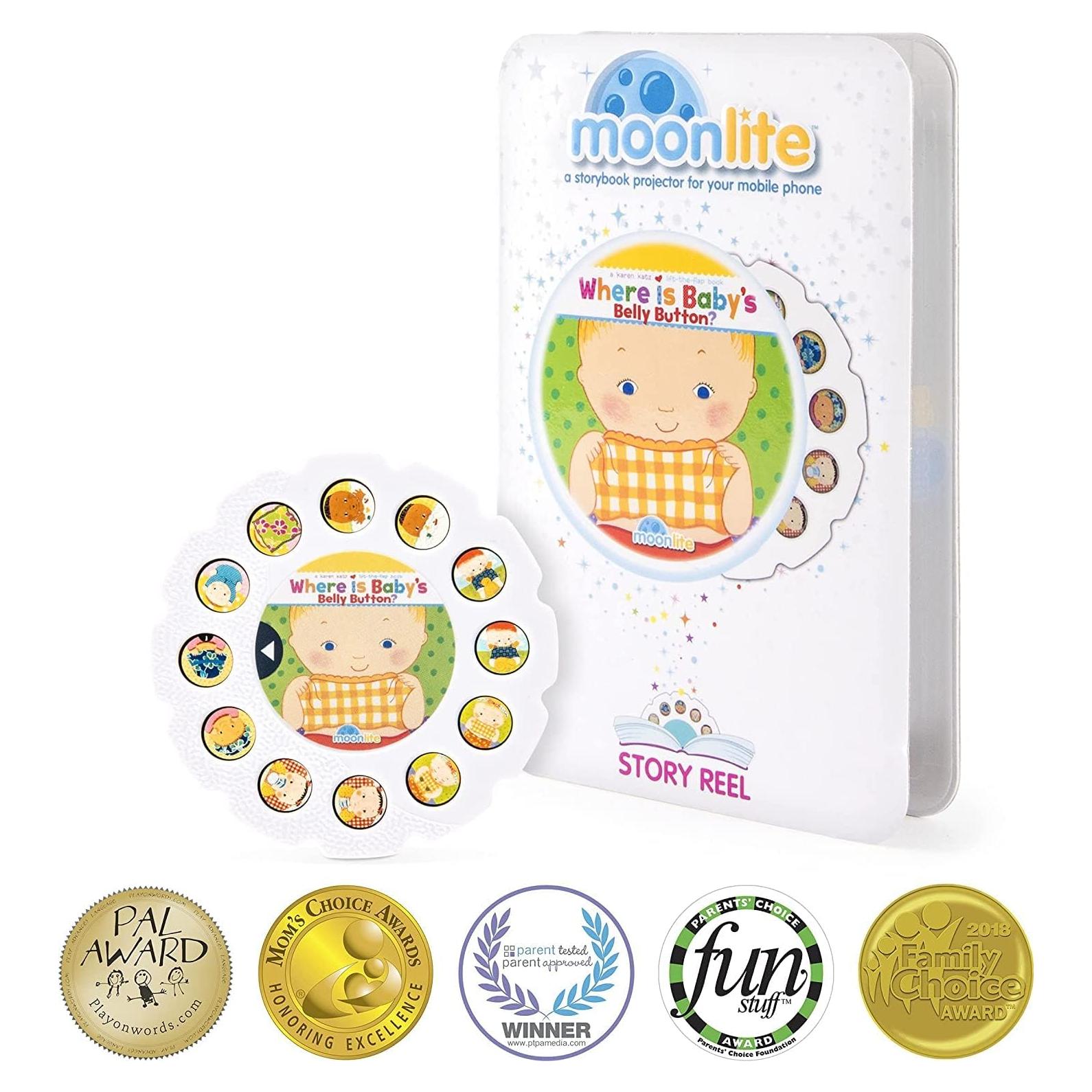 Bobina de Cuento Moonlite - ¿Dónde está el Ombligo del Bebé? - 12 meses+