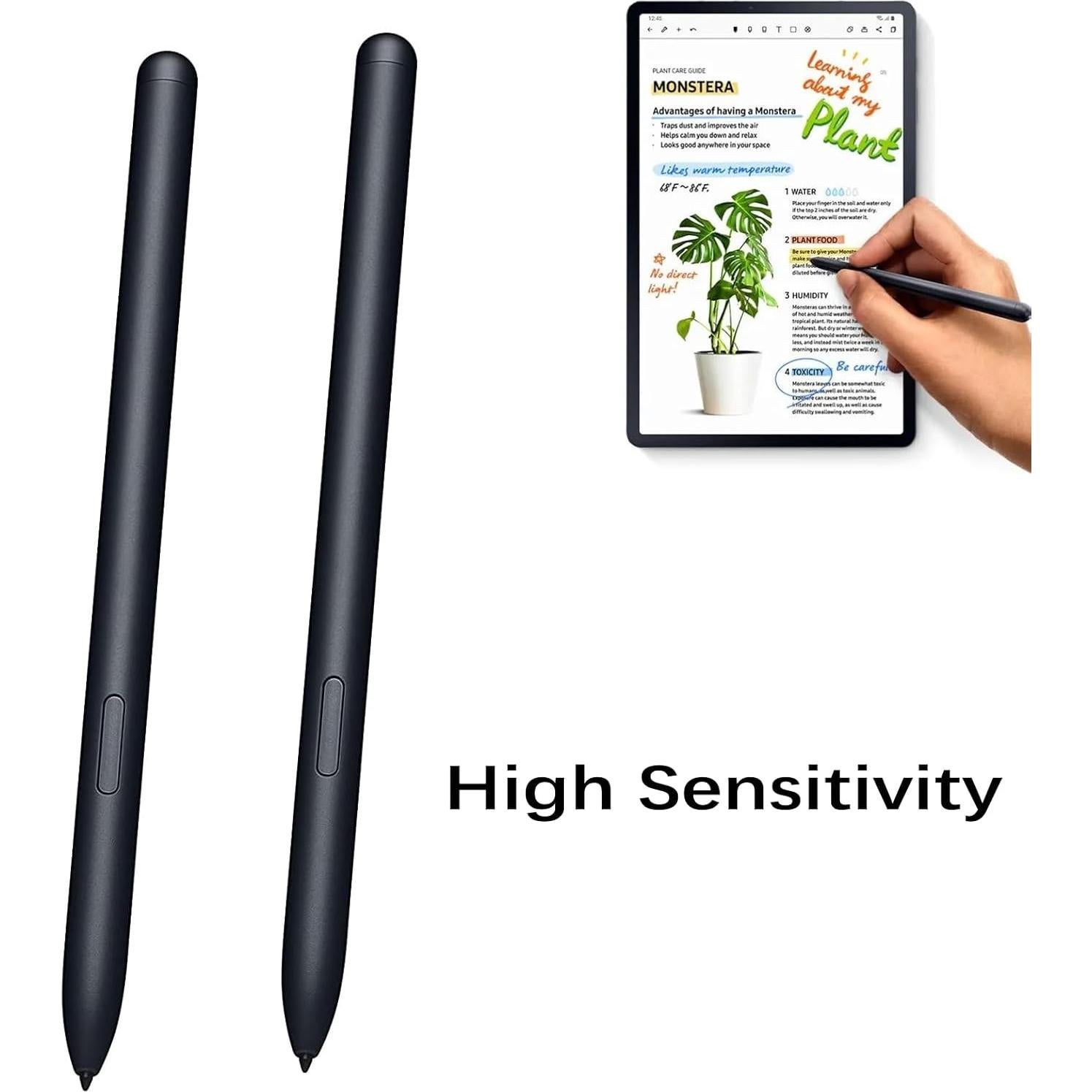 Paquete de 2 S Pen Negro Místico para Galaxy Tab S7/S7+