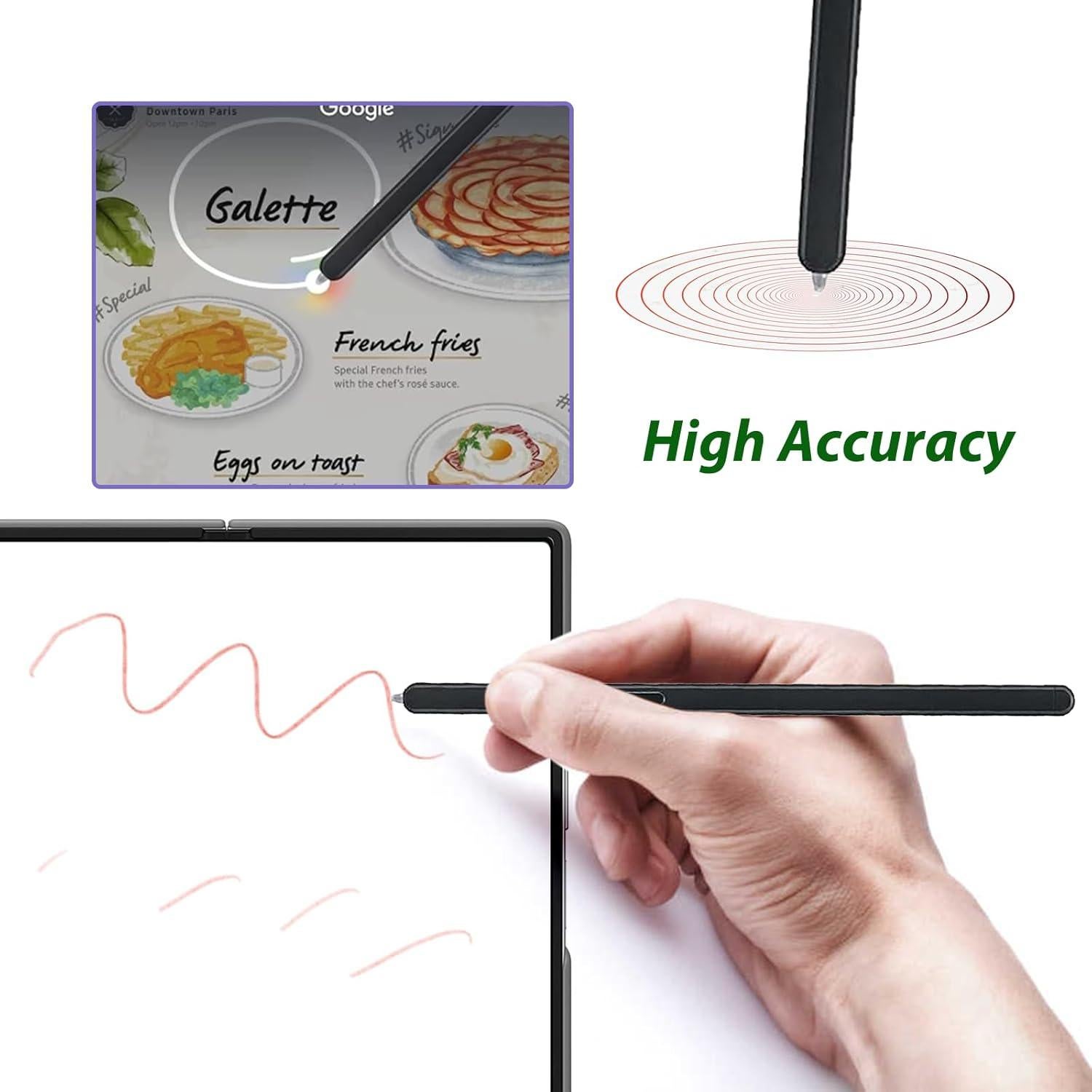 S Pen Plegable para Samsung Galaxy Z Fold 6 5G - Negro