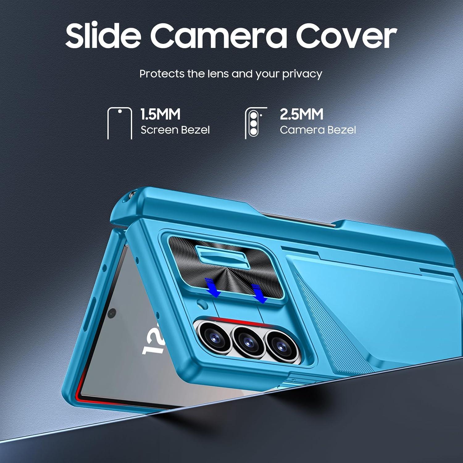 Funda CENMASO para Samsung Galaxy Z Fold 6 - Azul Lago