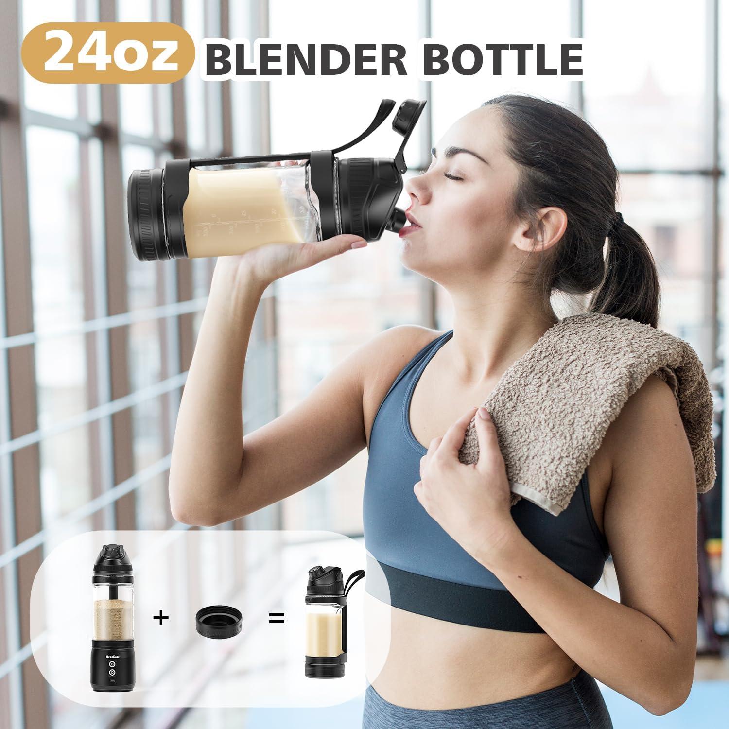 Licuadora Portátil NexaEase 700ml con Funda y Recetas