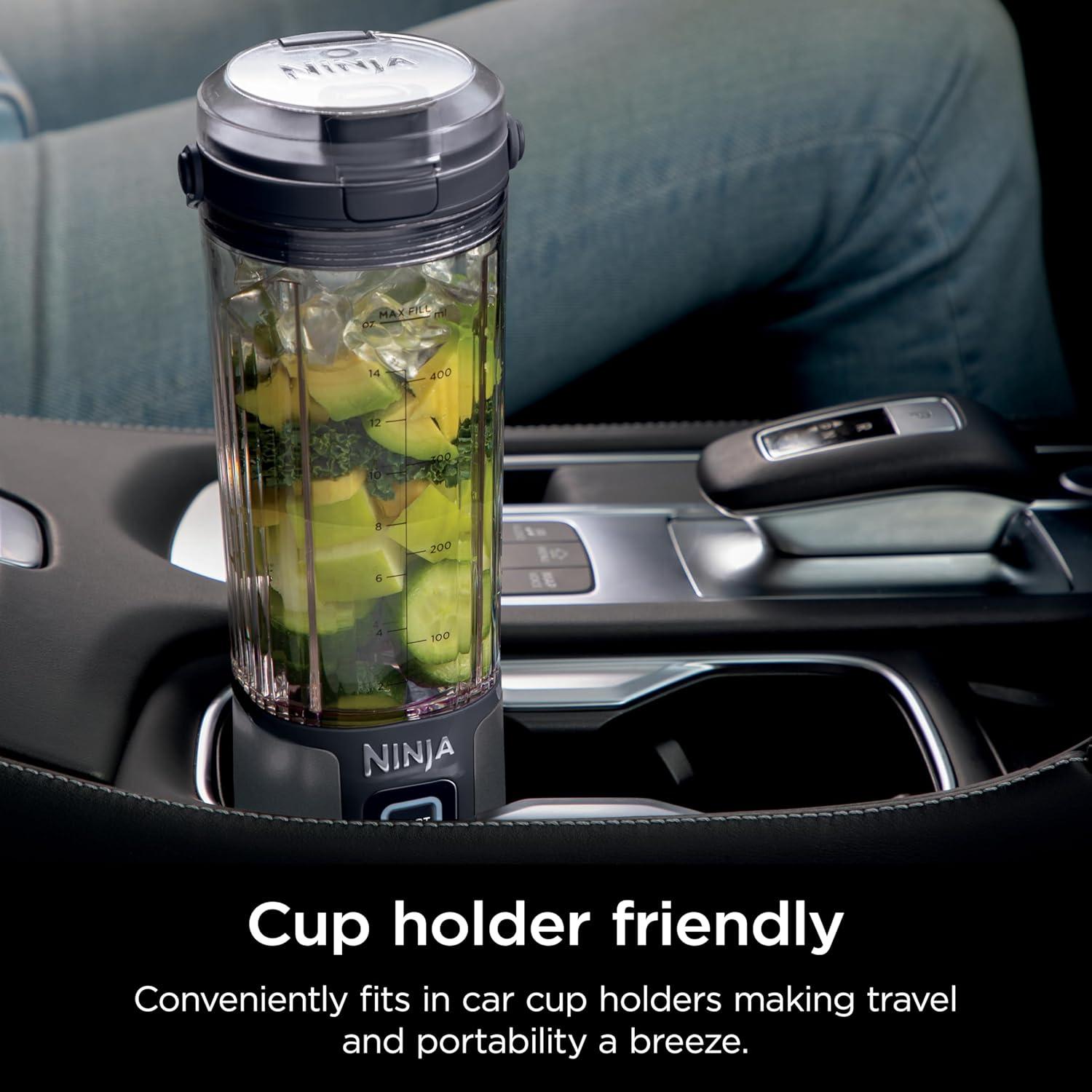 Licuadora Portátil Ninja BC151MB 600ml Inalámbrica USB-C