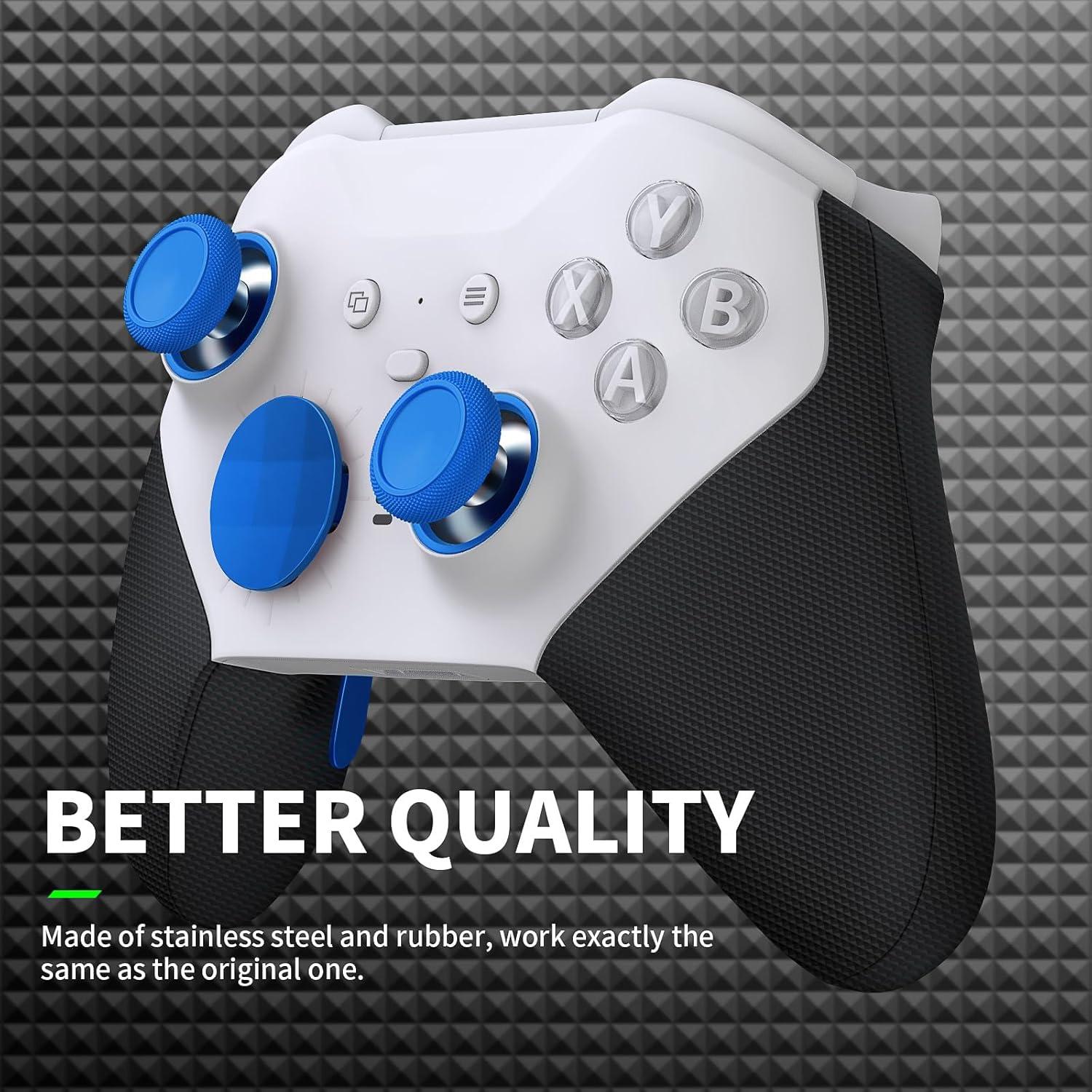 TOMSIN 15 en 1 Accesorios para Controlador Xbox Elite 2 Azul