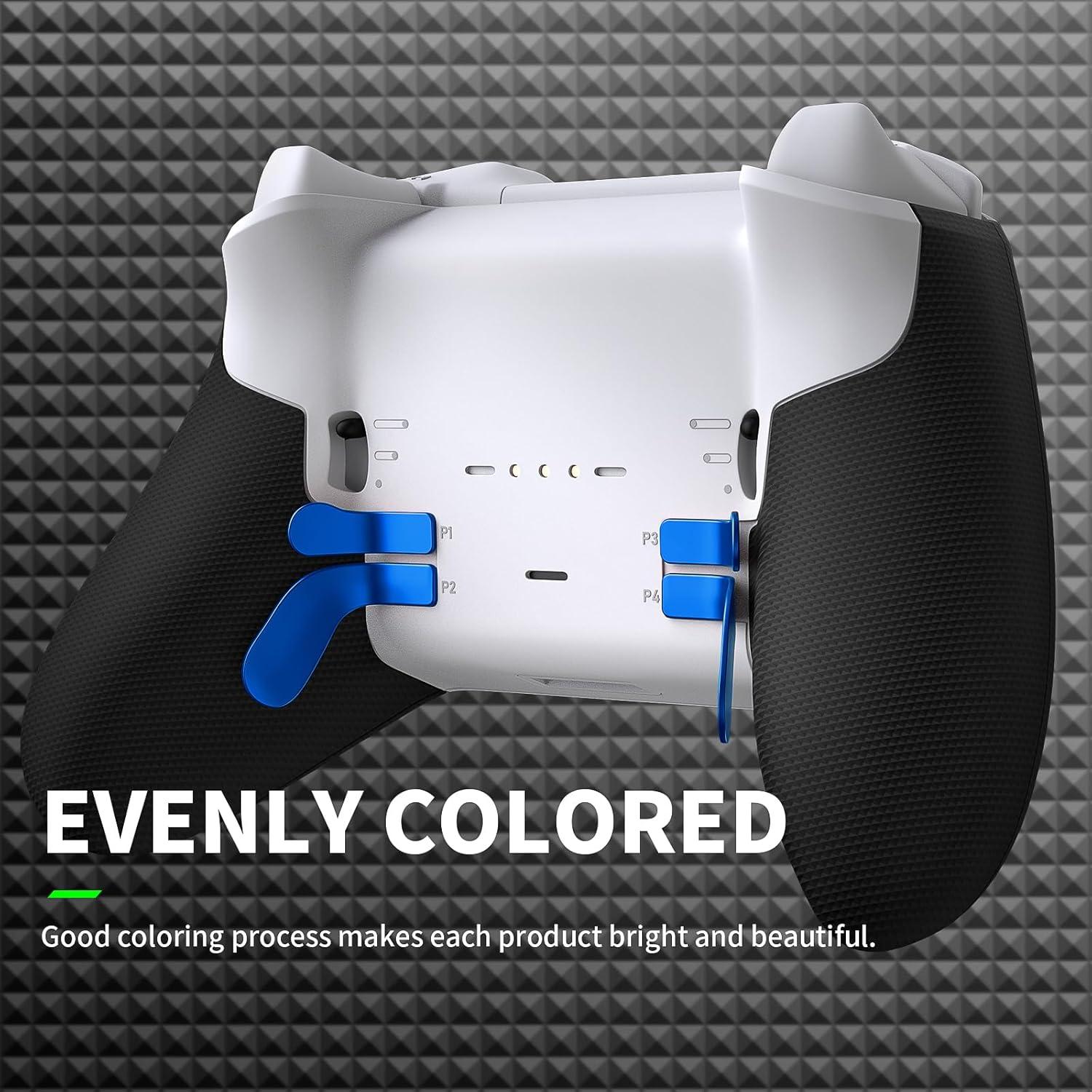 TOMSIN 15 en 1 Accesorios para Controlador Xbox Elite 2 Azul