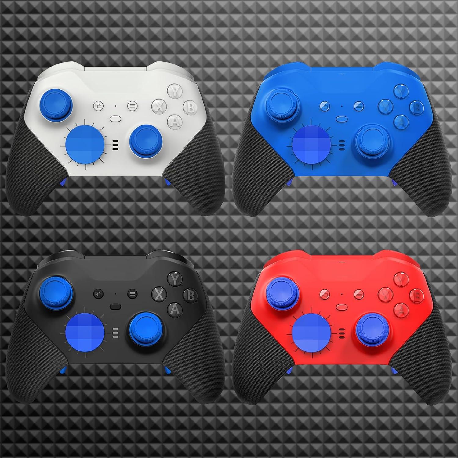 TOMSIN 15 en 1 Accesorios para Controlador Xbox Elite 2 Azul