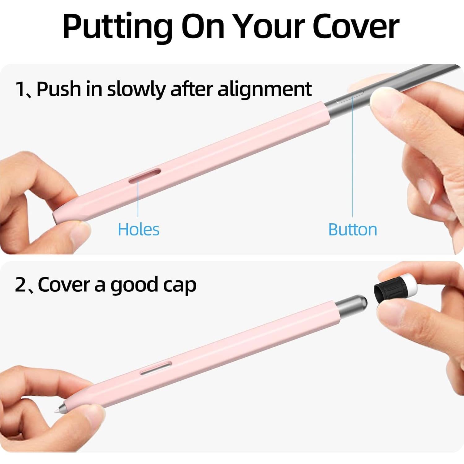 Funda para S Pen AZF Rosa para Samsung Galaxy Tab S7/S8/S9