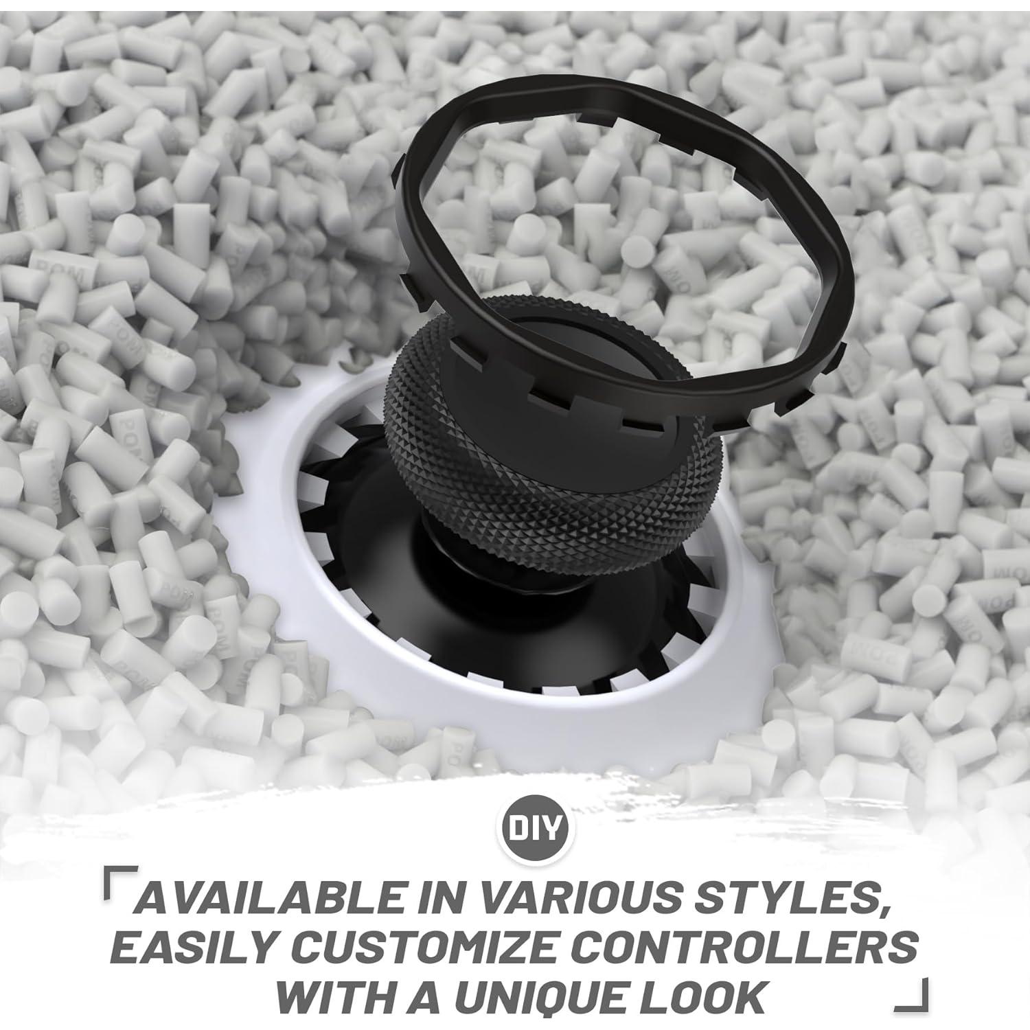 Anillos de Acento Octagonales eXtremeRate para Xbox Elite - Negro