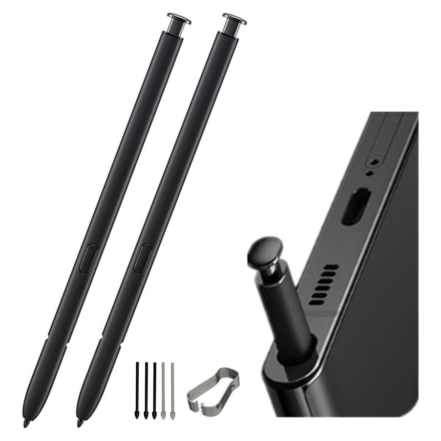 2 Stylus S Pen Genérico para Samsung Galaxy S22 Ultra Negro