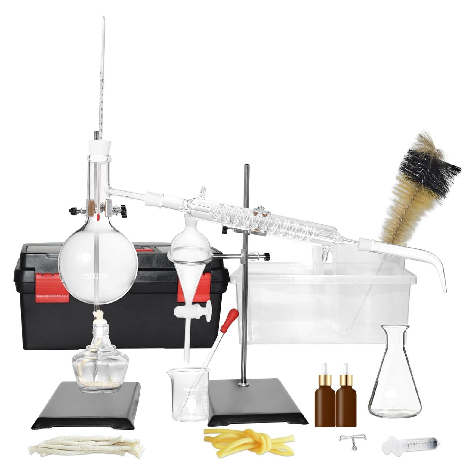 Destilador Casero Cherish XT 22 Piezas 500 ML Aceites Esenciales