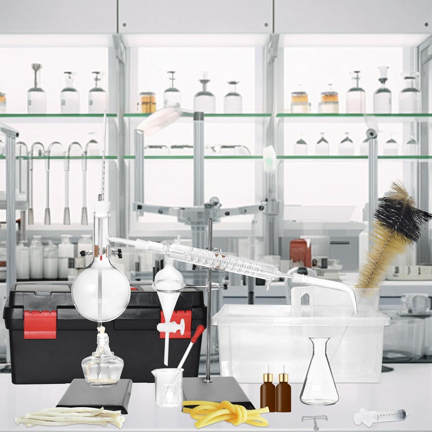 Destilador Casero Cherish XT 22 Piezas 500 ML Aceites Esenciales