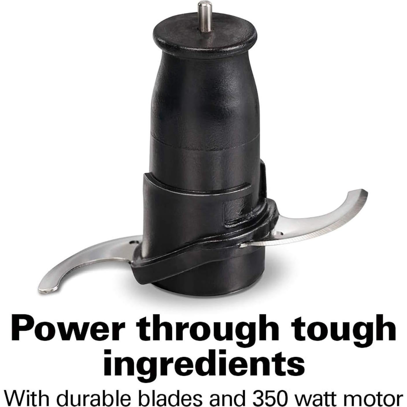 Picador de Alimentos Hamilton Beach 3 Tazas 350W Negro