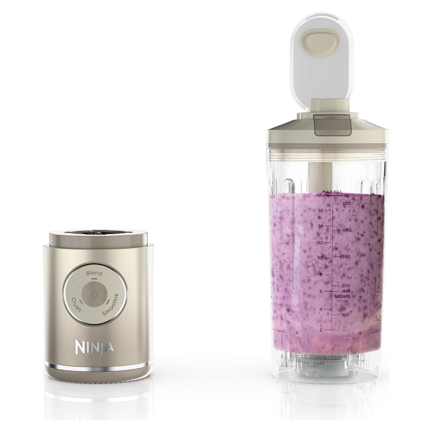 Licuadora Ninja Blast Max Portátil 22 oz Sin Cable Crema