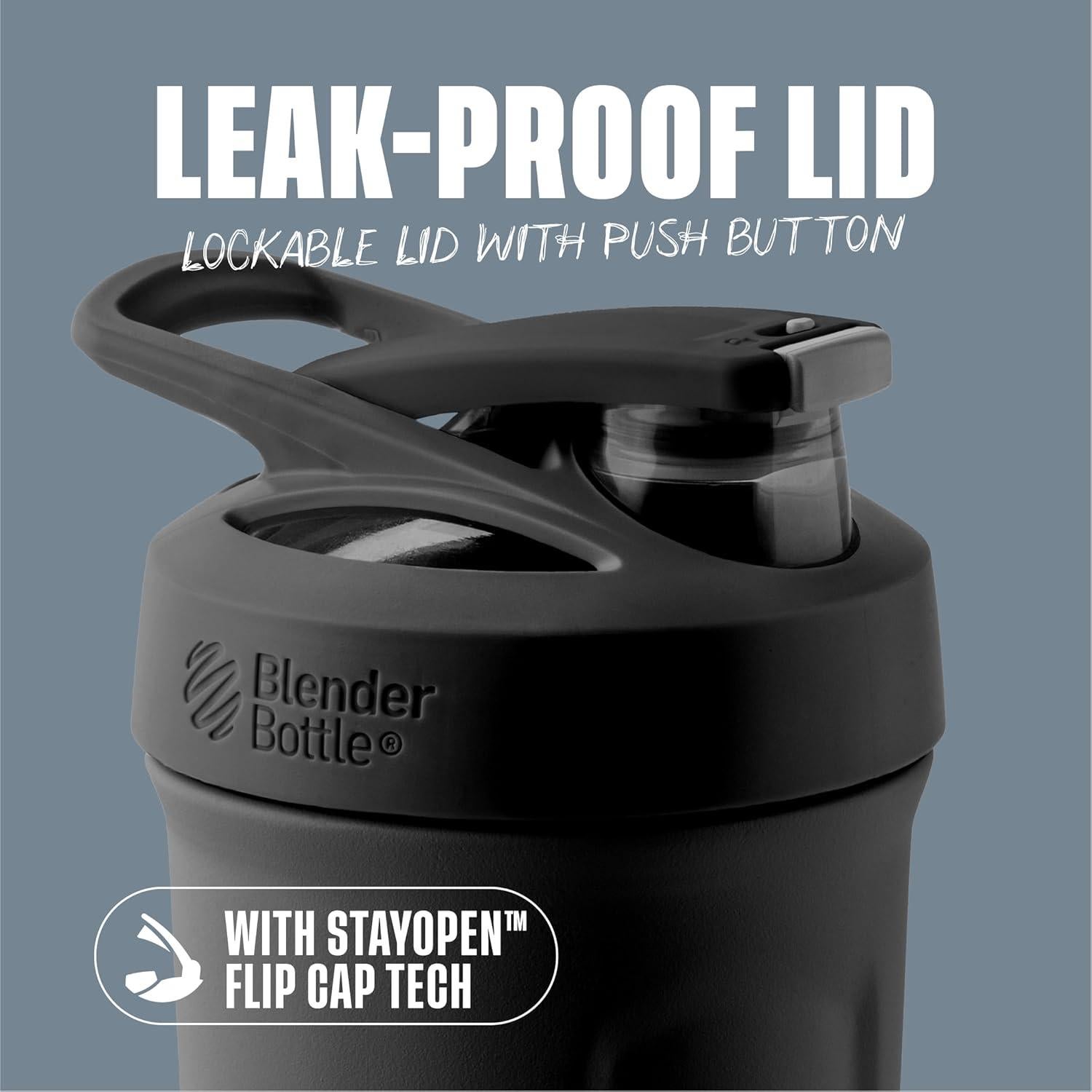 Botella Mezcladora BlenderBottle Strada 591 ml Acero Inoxidable